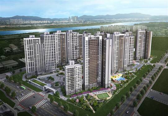 김포 풍무역세권 수자인 그라센트 투시도. BS한양 제공