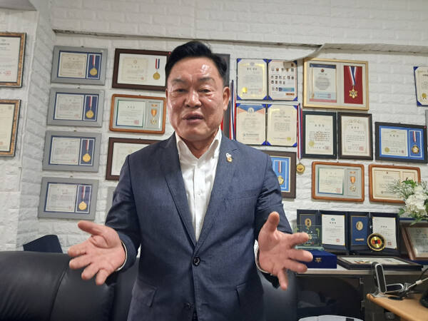 조신현 국제자원봉사연합회 이사장. 이선호기자