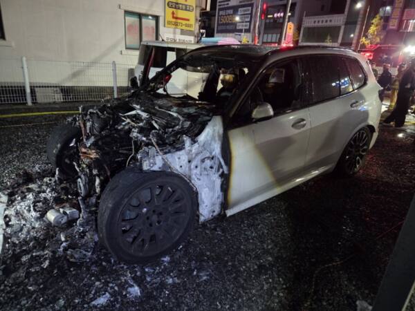 화재 현장. 울산소방본부 제공