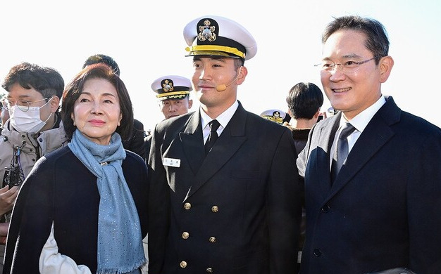 임세령, 아들 장교 임관식 참석 '삼성가 총출동'