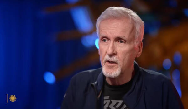 영화 ‘타이타닉’과 ‘아바타’ 시리즈를 만든 제임스 카메론 감독이 지난달 30일 CBS와의 인터뷰에서 생성형AI에 대한 자신의 생각을 밝히고 있다. CBS 유튜브 갈무리