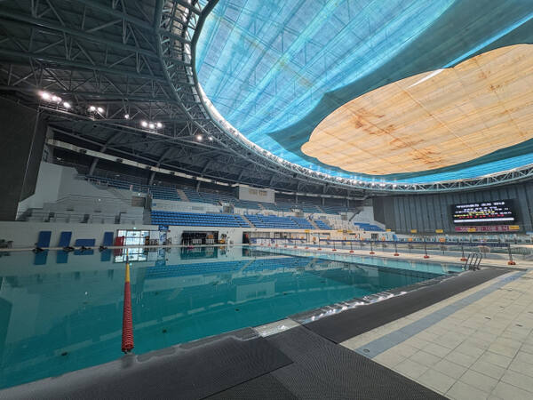 문학박태환수영장. 인천수영연맹 제공