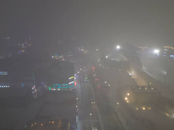 폭설이 내린 4일 오후 수원특례시 화서공원 일대가 온통 눈으로 덮여 있다.조주현기자