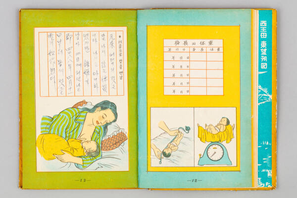 자녀의 성장 과정을 기록한 아버지의 육아일기. 국립민속박물관 제공