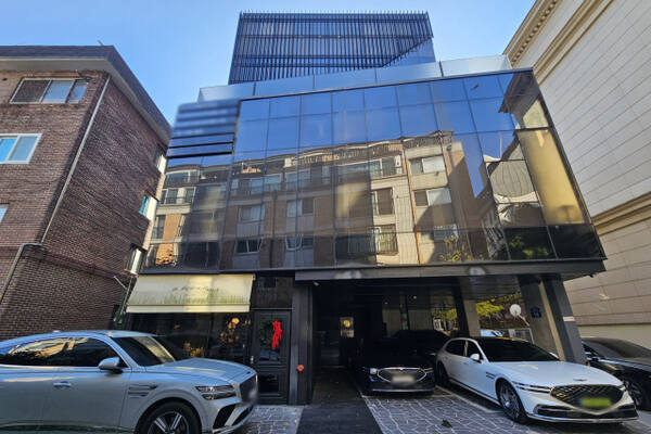 남욱 변호사가 추징보전 해제를 신청한 서울 강남구 청담동 빌딩. 연합뉴스