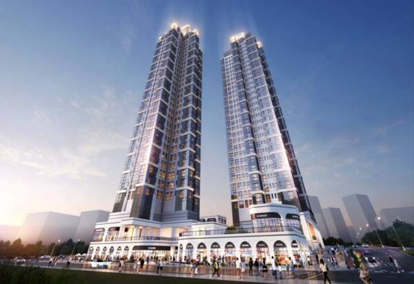 ‘해링턴 스퀘어 과천’ 양각 투시도. 에이블미디어플러스투 제공