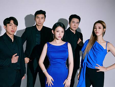 5인조 재즈밴드 ‘리치파이’. 수원문화재단 제공