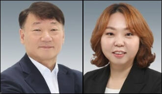 경기도의회 남종섭(용인3)·전자영(용인4) 의원(왼쪽부터). 경기도의회 제공.