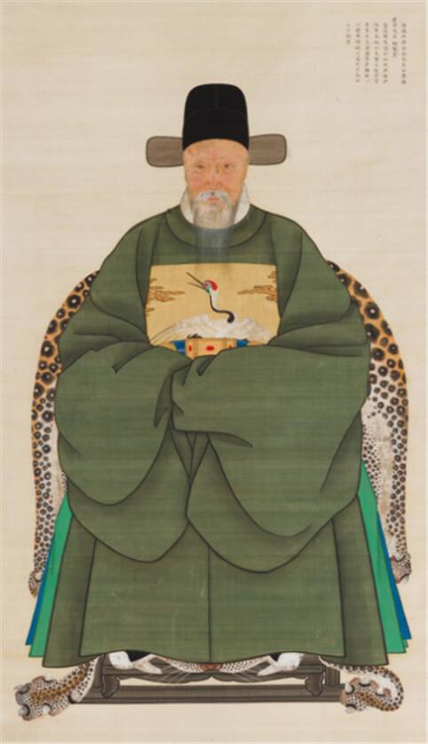 호병作, 중국 1637년, 김육 초상(전신좌상본). 실학박물관 제공