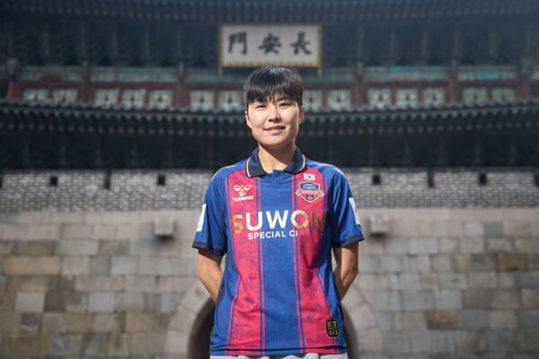 수원FC 위민에 합류한 지소연. 수원FC 제공