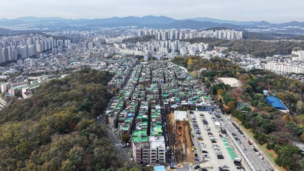 성남 은행1·금광2구역 일대 전경. 성남시 제공