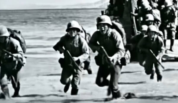 1950년 9월15일 인천상륙작전 당시의 모습. 인천시 AI 영상 캡쳐