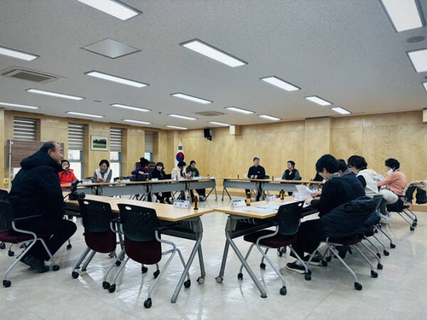 지난 8일 파주시 탄현면 행정복지센터에서 열린 탄현면 새마을부녀회의 2026년도 연시 총회 모습. 파주시 제공