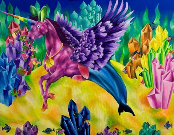 권라빈, 깊은 바다의 날개. 벗이미술관 제공