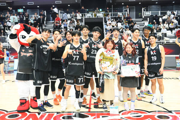 수원 KT 소닉붐이 연패 탈출 이후 연승에 도전한다. KBL 제공