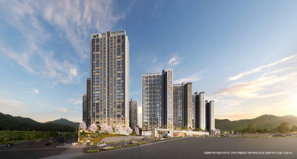 북오산자이 리버블시티 조감도. GS건설 제공