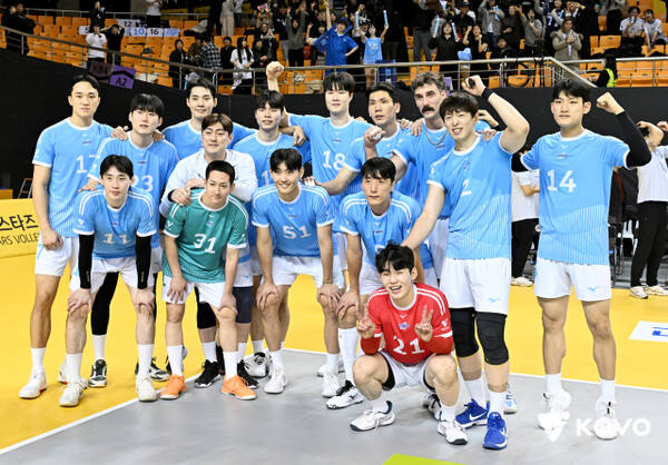 고도 조정을 마친 인천 대한항공이 후반기 반격 비행에 나선다. KOVO 제공