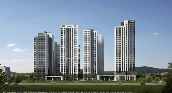 안양역 센트럴 아이파크 수자인 투시도, HDC현대산업개발 제공.