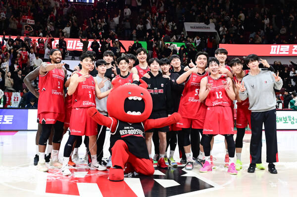 상위권 판도를 가를 2연전을 앞둔 안양 정관장. KBL 제공