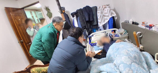 설 명절 앞두고 화도교회와 함께 따뜻한 나눔 실천. 남양주시 제공