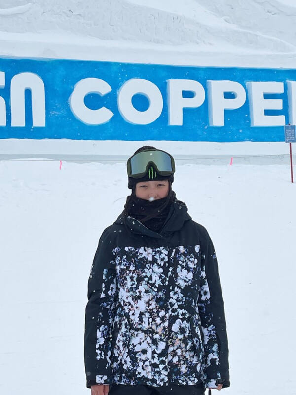 만 14세 때의 최가온. 올댓스포츠 제공