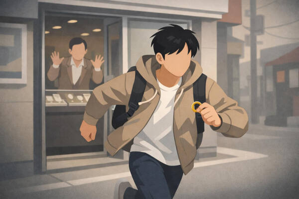 주운 신분증으로 금은방 털려던 급식 검거 ㅋㅋㅋ