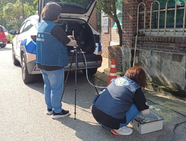 민간환경감시원 활동 모습. 시흥시