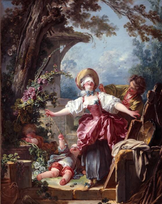 장 오노레 프라고나르 ‘까막잡기 놀이’. ©2026 Toledo Museum of Art