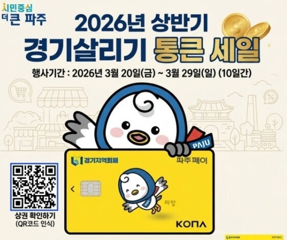파주시 경기살리기 통큰 세일. 파주시 제공