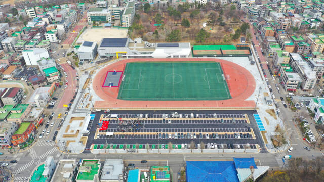 안산 월피체육문화센터, 253면 대규모 부설주차장 조성 – 경기일보