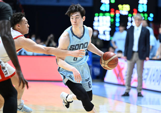 고양 소노의 에이스 노릇을 하고 있는 이정현. KBL 제공