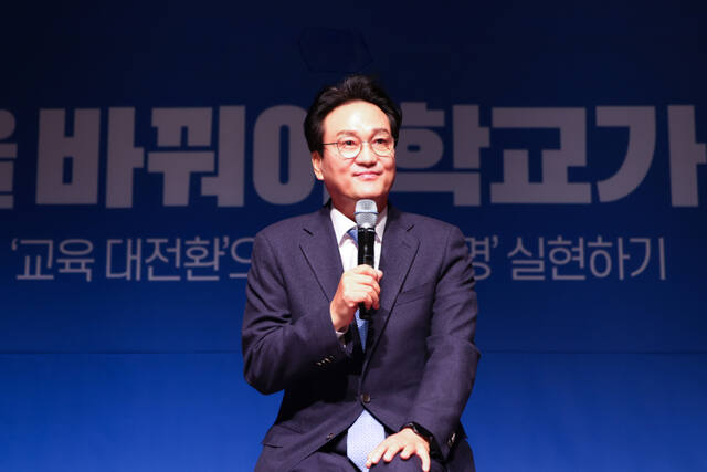 안민석 경기도교육감 민주·진보 단일후보. 안민석 캠프 제공