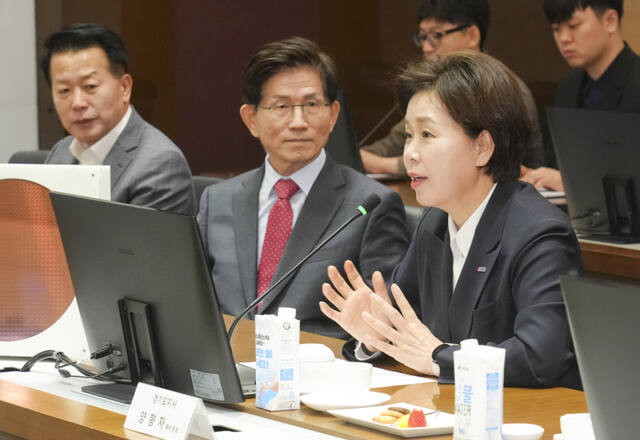 본격적인 공약 발표하는 양당 경기도지사 후보 [포토뉴스]
