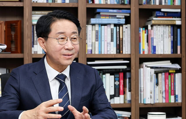 국회의장 후보로 선출된 더불어민주당 조정식 의원. 연합뉴스