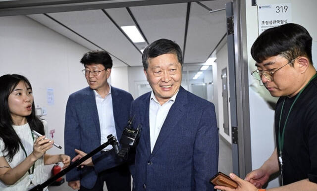 답변하는 박수근 중노위원장. 연합뉴스