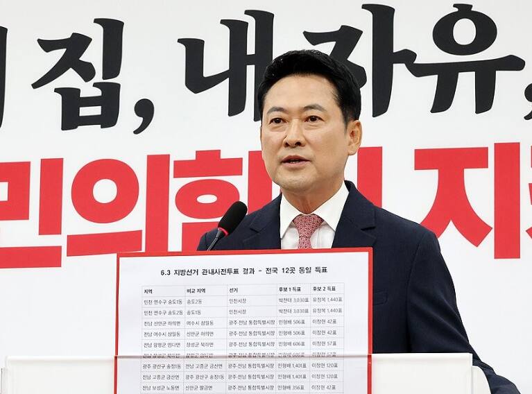 장동혁 “선관위 해체가 답이다!” 부정선거 의혹에 정면 돌파