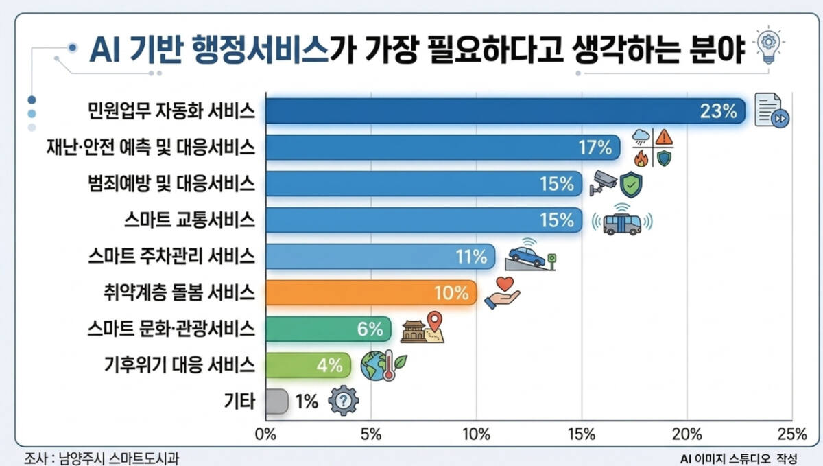 “민원 업무 자동화 1위” 남양주시, 생활밀착형 AI 행정서비스 속도 낸다